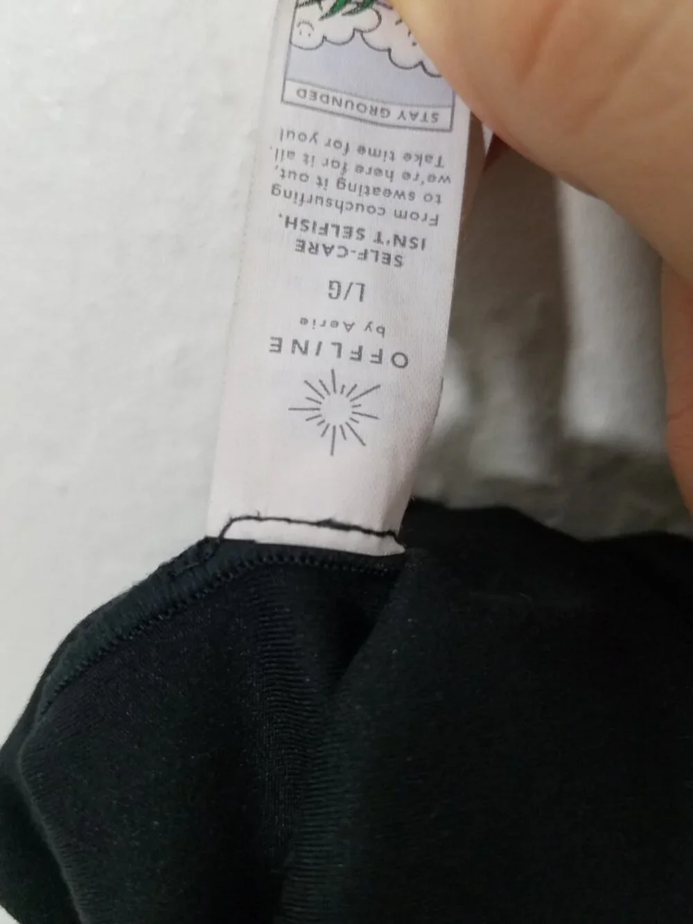 OFFLINE by Aerie Athletic Dress Strappy with Built-in Shorts Black Size L